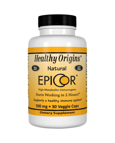 Природная Защита Иммунитета 500мг, EpiCor, Healthy Origins, 30 гелевых капсул