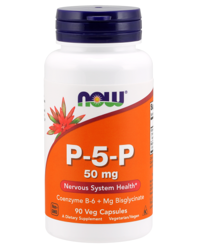 P-5-P (піридоксальфосфат) 50мг, Now Foods, 90 вегетаріанських капсул