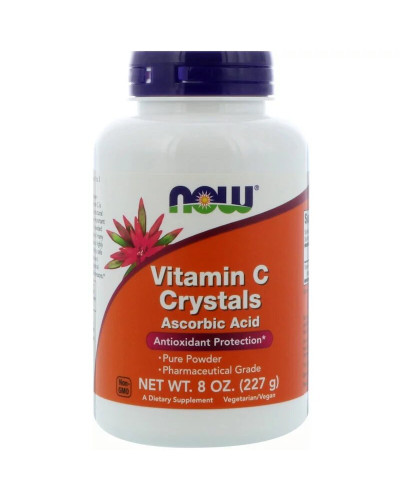 Вітамін С, Кристали, Vitamin C Crystals, Now Foods, 8 oz (227 гр)