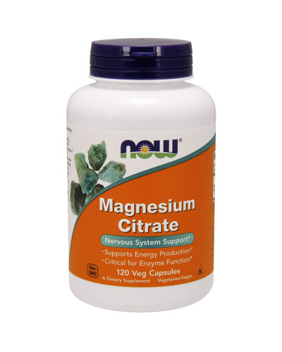 Цитрат Магнію, Magnesium Citrate, Now Foods, 120 капсул