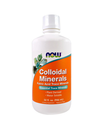 Колоїдні Мінерали, Colloidal Minerals, Now Foods, 946 мл