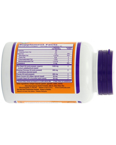 УЦІНКА Омега 3-6-9 1000мг, Now Foods, 100 желатинових капсул