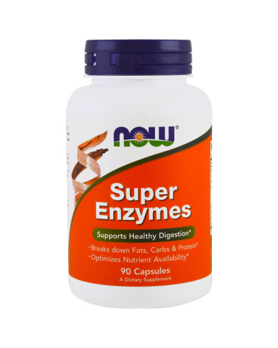 Супер Ензими, Now Foods, 90 капсул