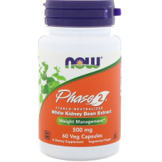Белая Фасоль Фаза 2, Phase 2, Now Foods, 500 мг, 60 капсул