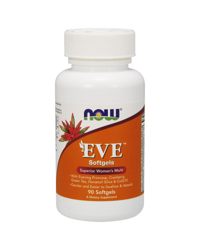 Мультивітаміни для Жінок Eve, Now Foods, 90 желатинових капсул