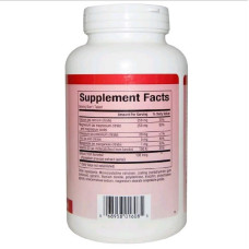 Цитрат Кальция Магния, Витамин D, Calcium & Magnesium Citrate, With D, Natural Factors, 180 Таблеток