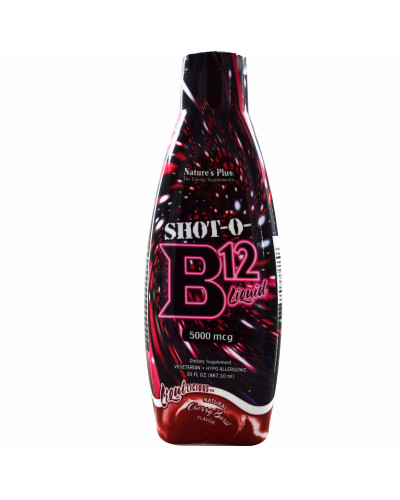 Рідкий Вітамін В12, Смак Вишні, Liquilicious, Natures Plus, 30 рідких унцій (887 мл)