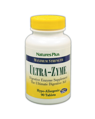 Комплекс для Улучшения Пищеварения, Ultra-Zyme, Natures Plus, 90 таблеток