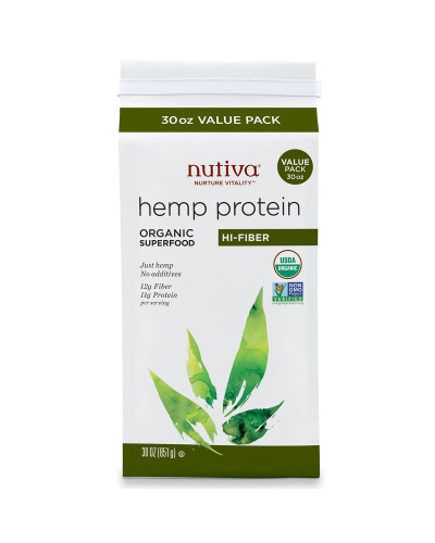 Конопляный Протеин, Hemp Protein, Nutiva, 851 гр