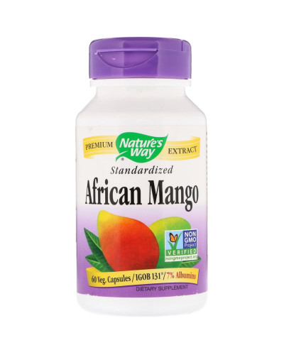 Африканський Манго (Стардантизований), African Mango, Nature's Way, 60 капсул