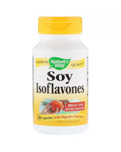 Соєві Ізофлавони, Soy Isoflavones, Nature's Way, 100 капсул