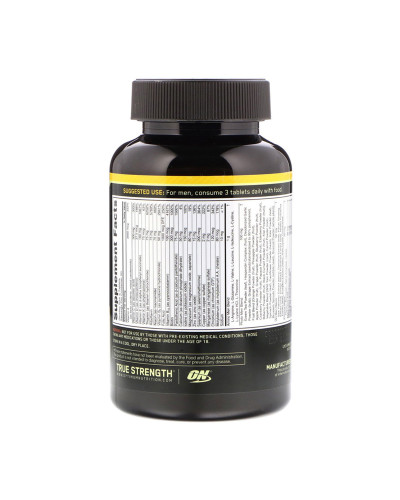 Мультивитамины для Мужчин, Opti-Men, Optimum Nutrition, 90 таблеток