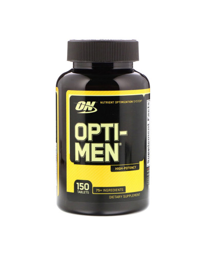 Мультивитамины для Мужчин, Opti-Men, Optimum Nutrition, 150 таблеток