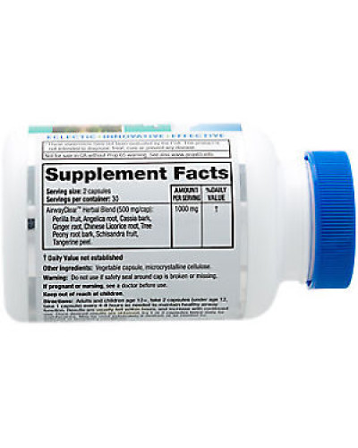 Натуральный Респираторный Комплекс, AirwayClear, RidgeCrest Herbals, 60 гелевых капсул