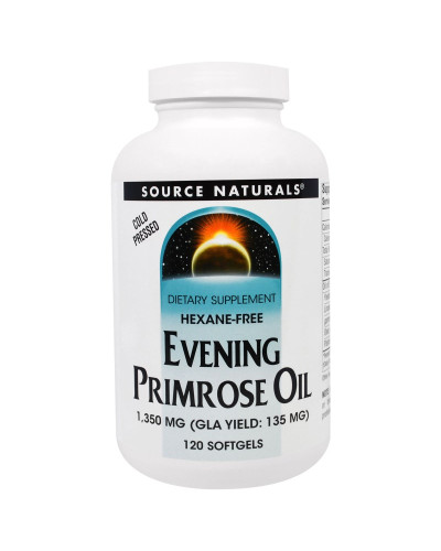 Масло Примулы Вечерней 1350mg, Source Naturals, 120 желатиновых капсул