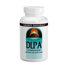 DLPA (фенилаланин) 375мг, Source Naturals, 120 таблеток