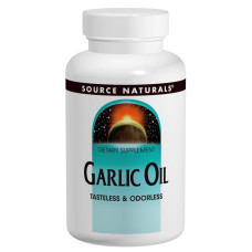 Часникова Олія, Source Naturals, 100 желатинових капсул