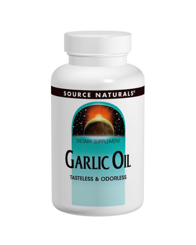 Часникова Олія, Source Naturals, 100 желатинових капсул