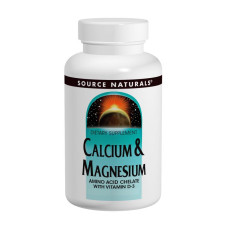 Кальций & Магний 300мг, Source Naturals, 250 таблеток