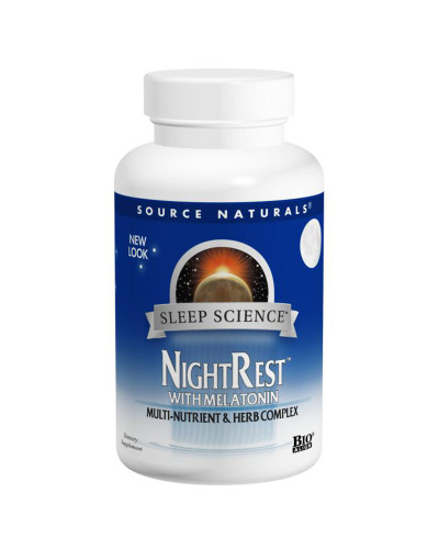 Комплекс для Нормализации Сна, NightRest, Source Naturals, 50 таблеток