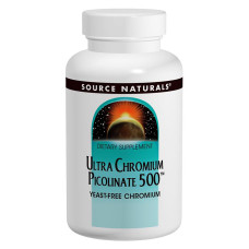Ультра Хром Пиколинат 500мкг, Source Naturals, 120 таблеток