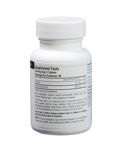 Транс-Ферулова Кислота 250мг, Source Naturals, 60 таблеток