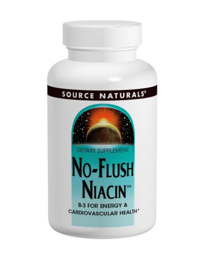 Ніацин (В3) 500мг, Source Naturals, 60 таблеток