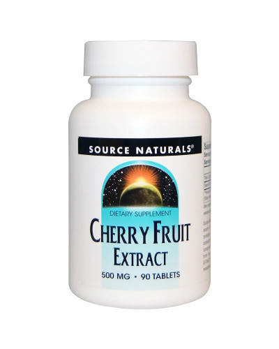 Экстракт Вишни 500мг, Source Naturals, 90 таблеток
