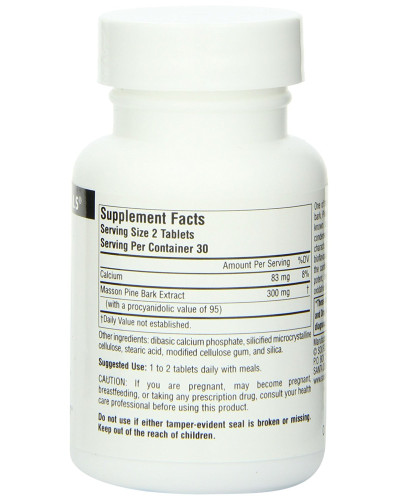 Экстракт Коры Сосны 150мг, Source Naturals, 30 таблеток