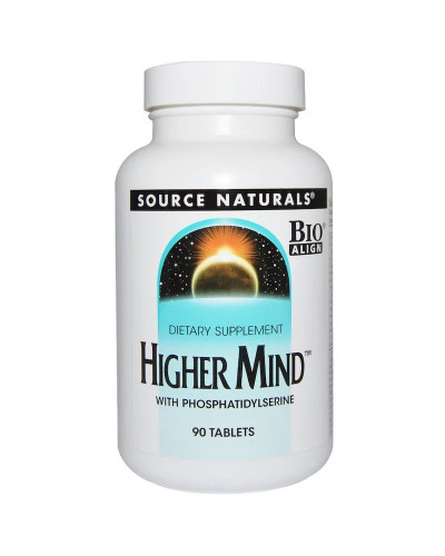 УЦІНКА Поліпшення Роботи Мозку, Higher Mind, Source Naturals, 90 таблеток (брак етикетки)