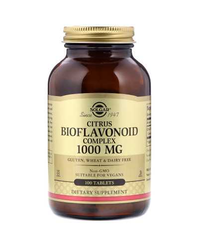 Цитрусові Біофлавоноїди,  Citrus Bioflavonoids Complex, 1000 мг, 100 таблеток