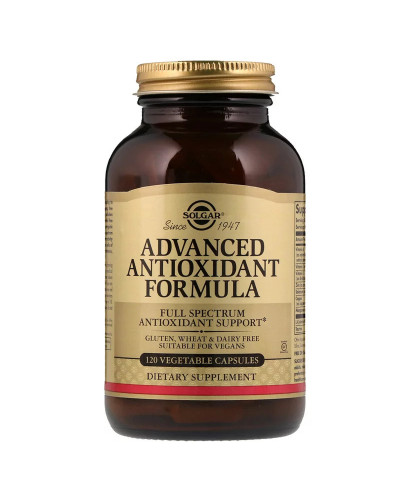 Антиоксидантная Формула, Advanced Antioxidant Formula, Solgar,120 капсул