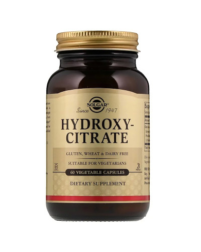 Гарциния Камбоджийская, Hydroxy-Citrate, Solgar, 60 капсул