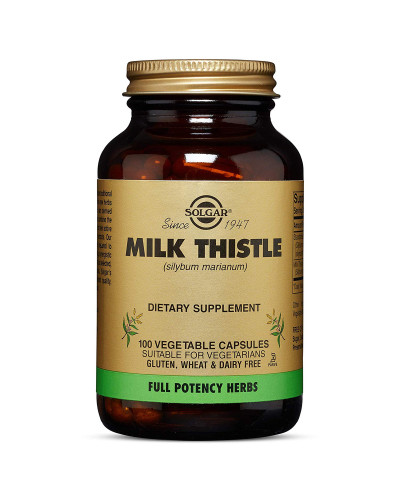 Расторопша, Milk Thistle, Solgar, 100 вегетарианских капсул