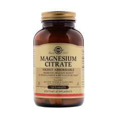 УЦЕНКА Цитрат Магния, Magnesium Citrate, Solgar, 120 таблеток (без пленки)