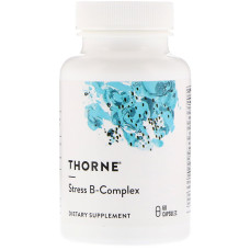 УЦЕНКА В-Комплекс от Стресса, Stress B-Complex, Thorne Research, 60 капсул (повреждение этикетки)