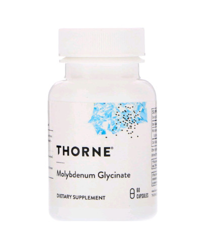 Гліцинат Молібдену, Molybdenum Glycinate, Thorne Research, 60 Капсул