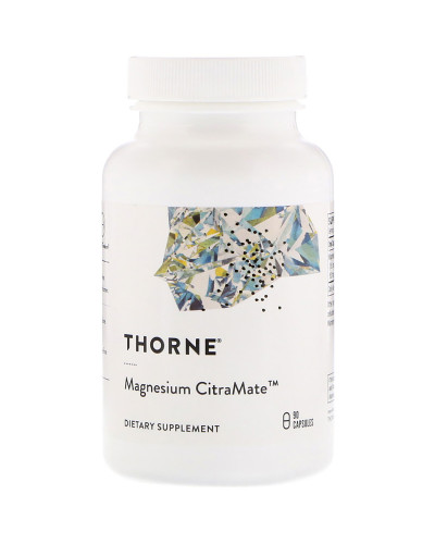 Магній (Цитрат \ Малат), Magnesium Citramate, Thorne Research, 90 капсул