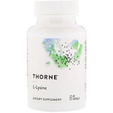 L-Лизин, L-Lysine, Thorne Research, 60 капсул