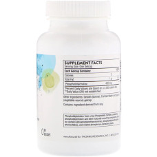 Фосфатидилхолин, Thorne Research, Phosphatidyl Choline, 60 гелевых капсул