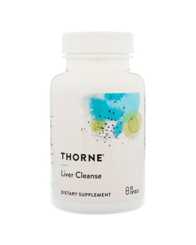 УЦІНКА Натуральний Комплекс Очищення Печінки, Liver Cleanse, Thorne, 60 капсул (короткий термін придатності)