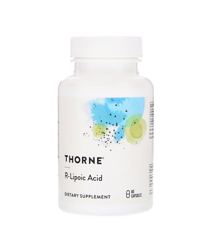 R-Липоевая Кислота, R-Lipoic Acid, Thorne Research, 60 капсул