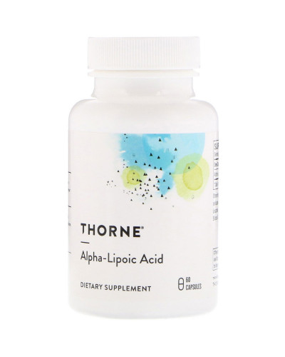 Альфа-Липоевая Кислота, Alpha-Lipoic-Acid, Thorne Research, 60 Капсул