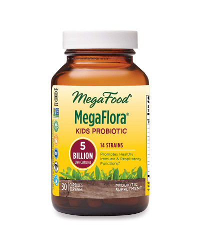 Пробіотики MegaFlora Kids Probiotic, MegaFood, 30 капсул