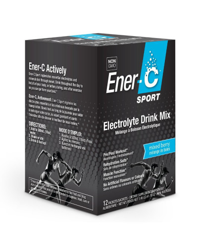 Электролитный напиток, Микс Ягод, Sport Electrolyte Drink Mix, Ener-C, 12 пакетиков