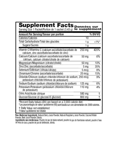 Электролитный напиток, Микс Ягод, Sport Electrolyte Drink Mix, Ener-C, 12 пакетиков