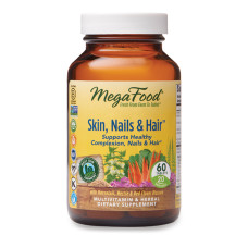 Мультивитамины для кожи, ногтей и волос, Skin, Nails & Hair, MegaFood, 60 таблеток