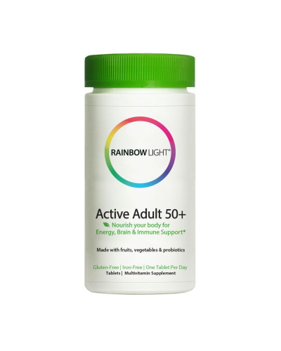 Мультивітаміни для дорослих, Active Adult 50+, Rainbow Light, 30 таблеток