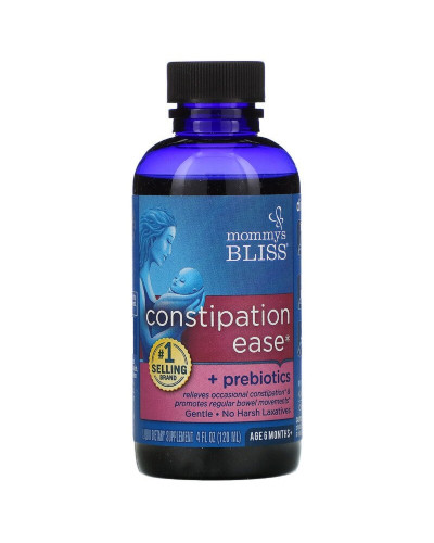 Детское средство от запора, Baby, Constipation Ease, Mommy's Bliss, 120 мл