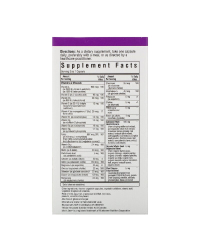Мужские Мультивитамины, Men's One, Bluebonnet Nutrition, 60 вегетарианских капсул